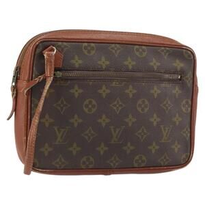 LOUIS VUITTON Monogram Pochette Sports Clutch Bag N0.183 LV Auth gh1595